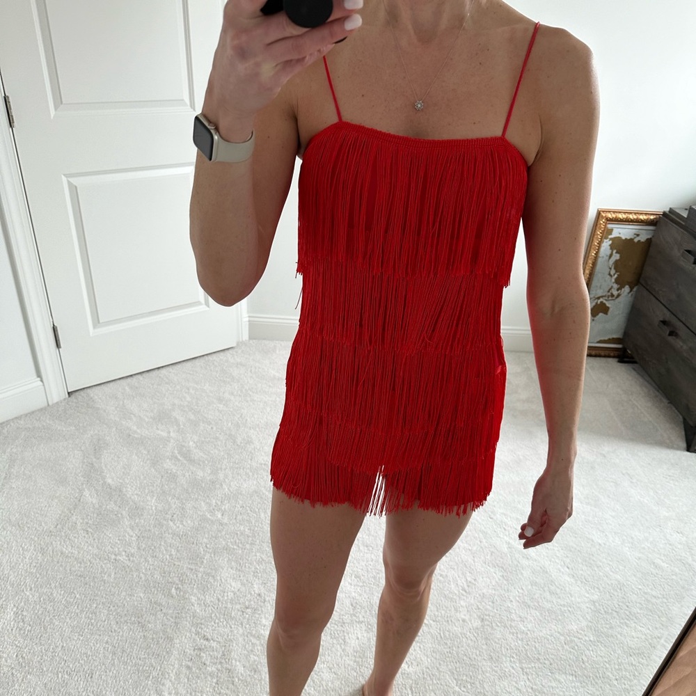 12th tribe fringe romper size small never worn